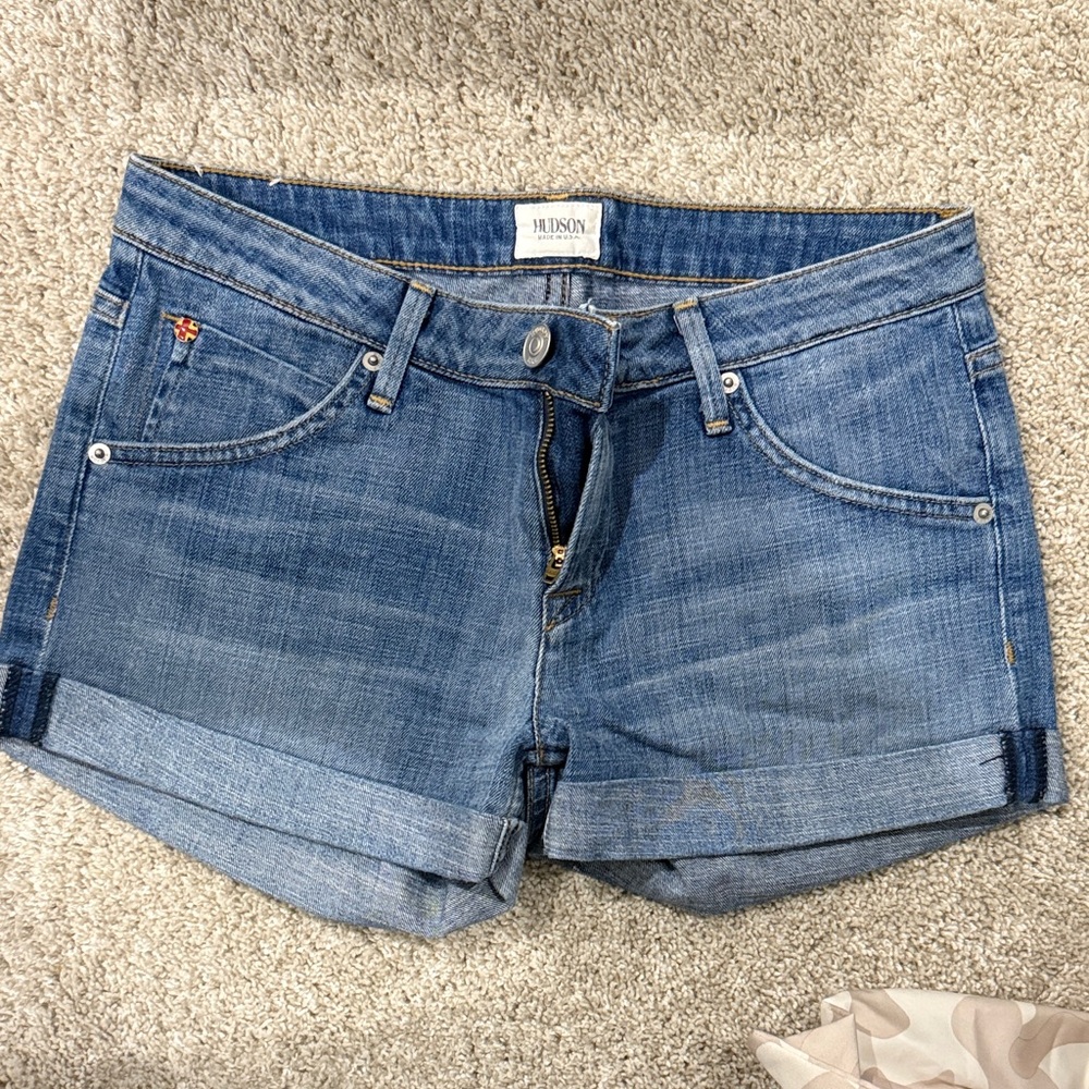 Hudson Jeans Women's Classic Blue Jean Shorts